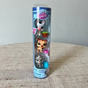 Littlest Pet Shop LPS Pet Trio ZooPets Mini Figure 3-Pack